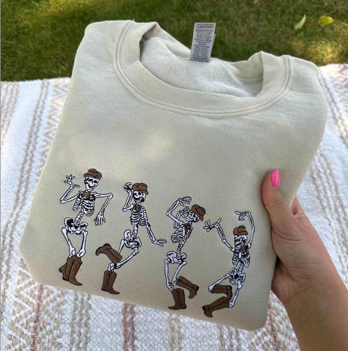 Cowboy Skeletons Crewneck