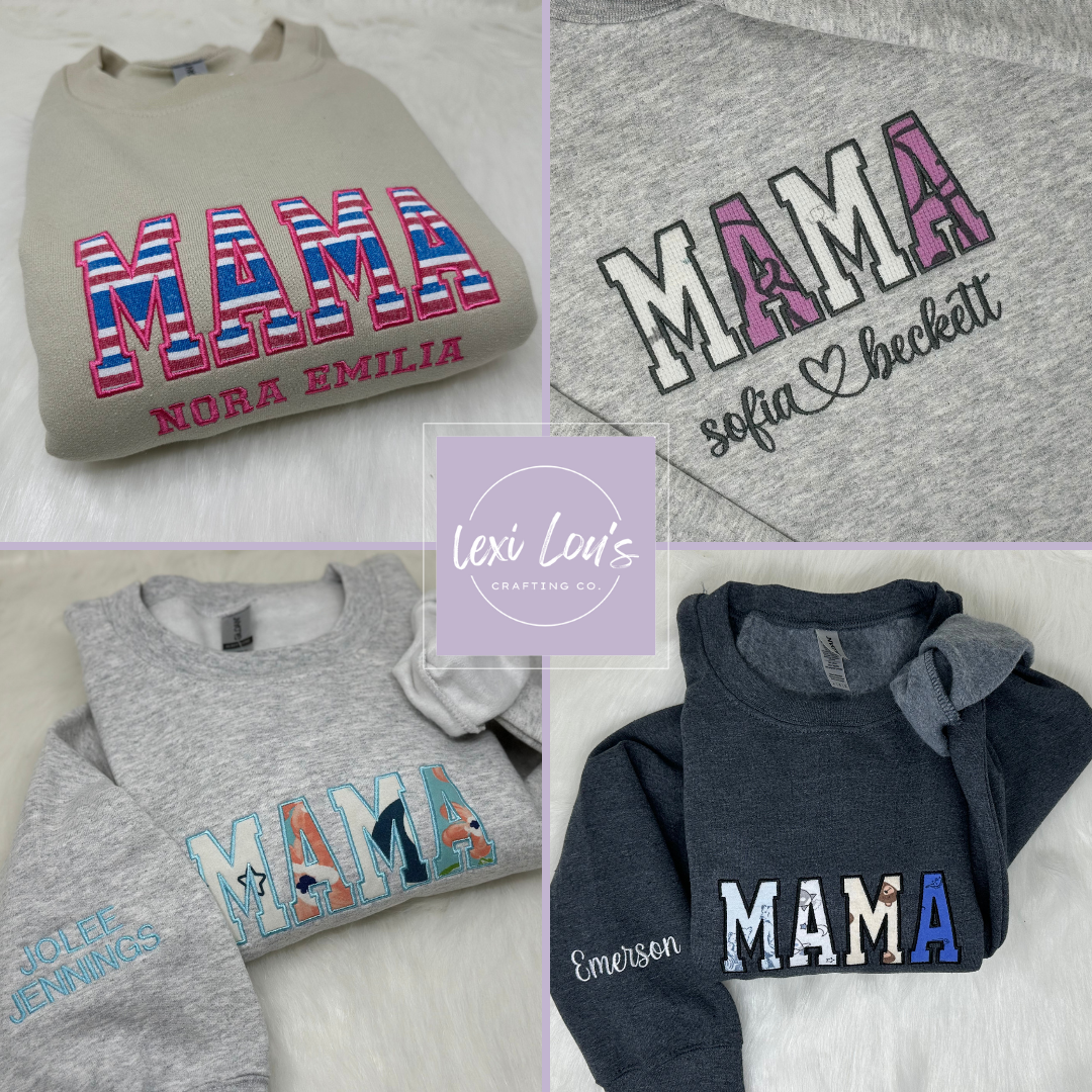 Mama Embroidered Keepsake