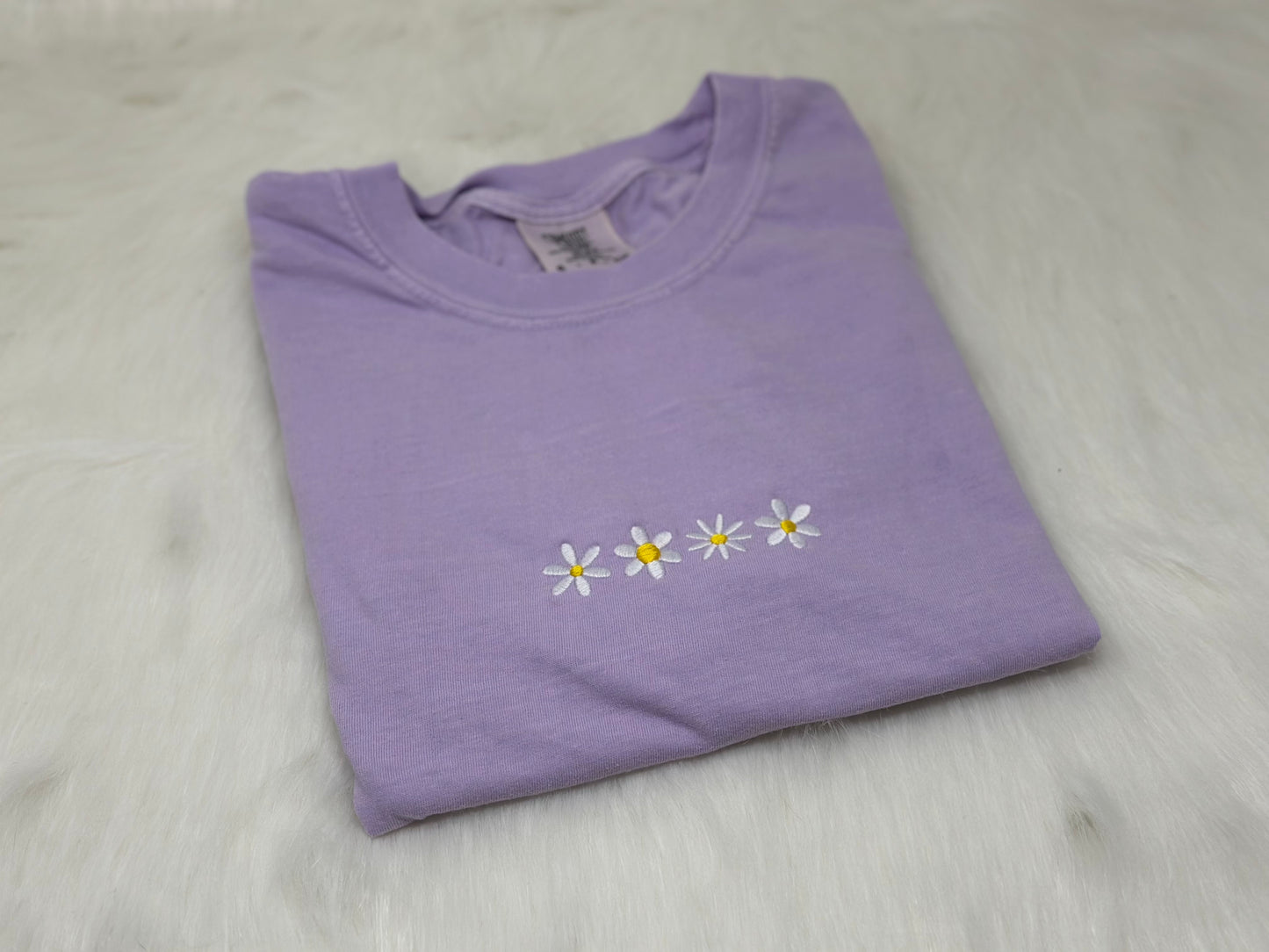 Embroidered Daisy Shirt