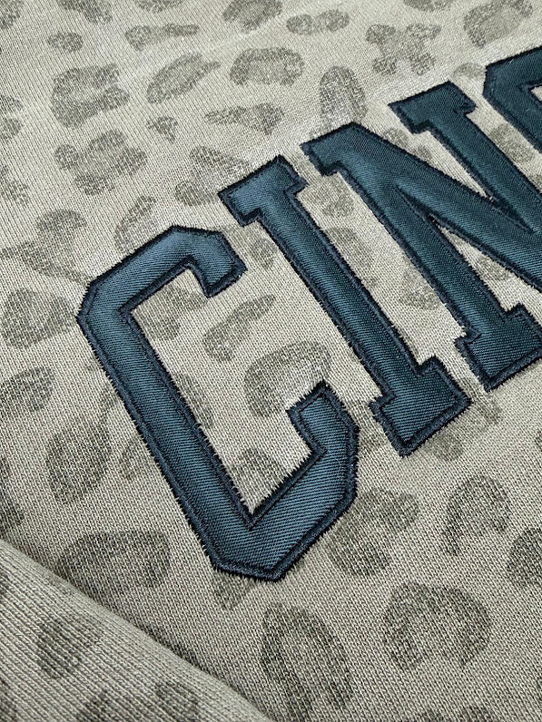 Cincy Cheetah Crewneck