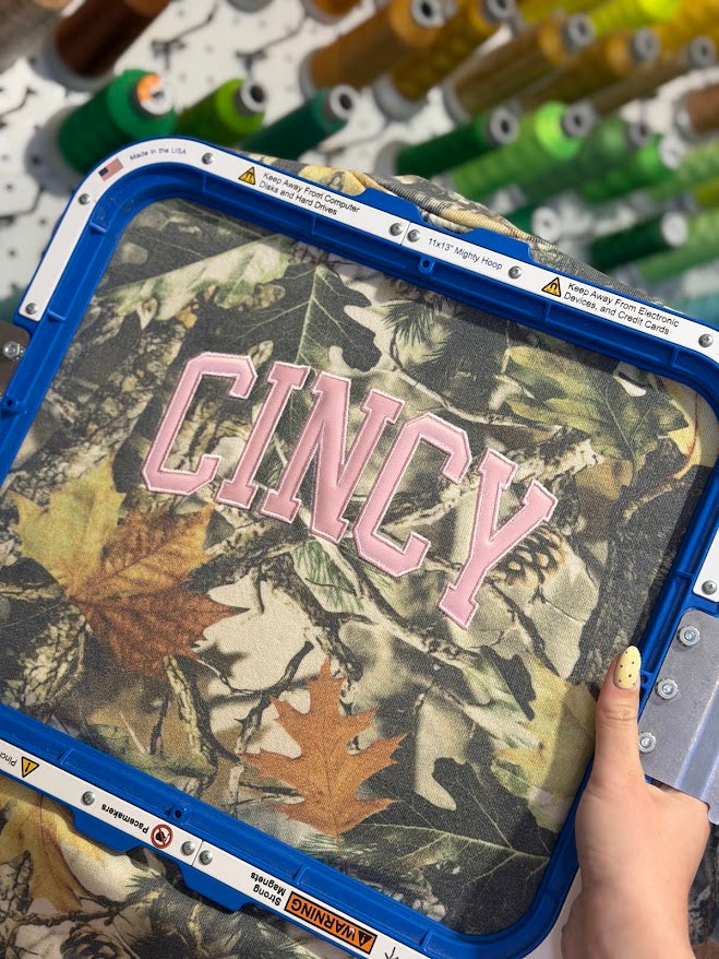 Cincy Camo Crewneck - PRE ORDER