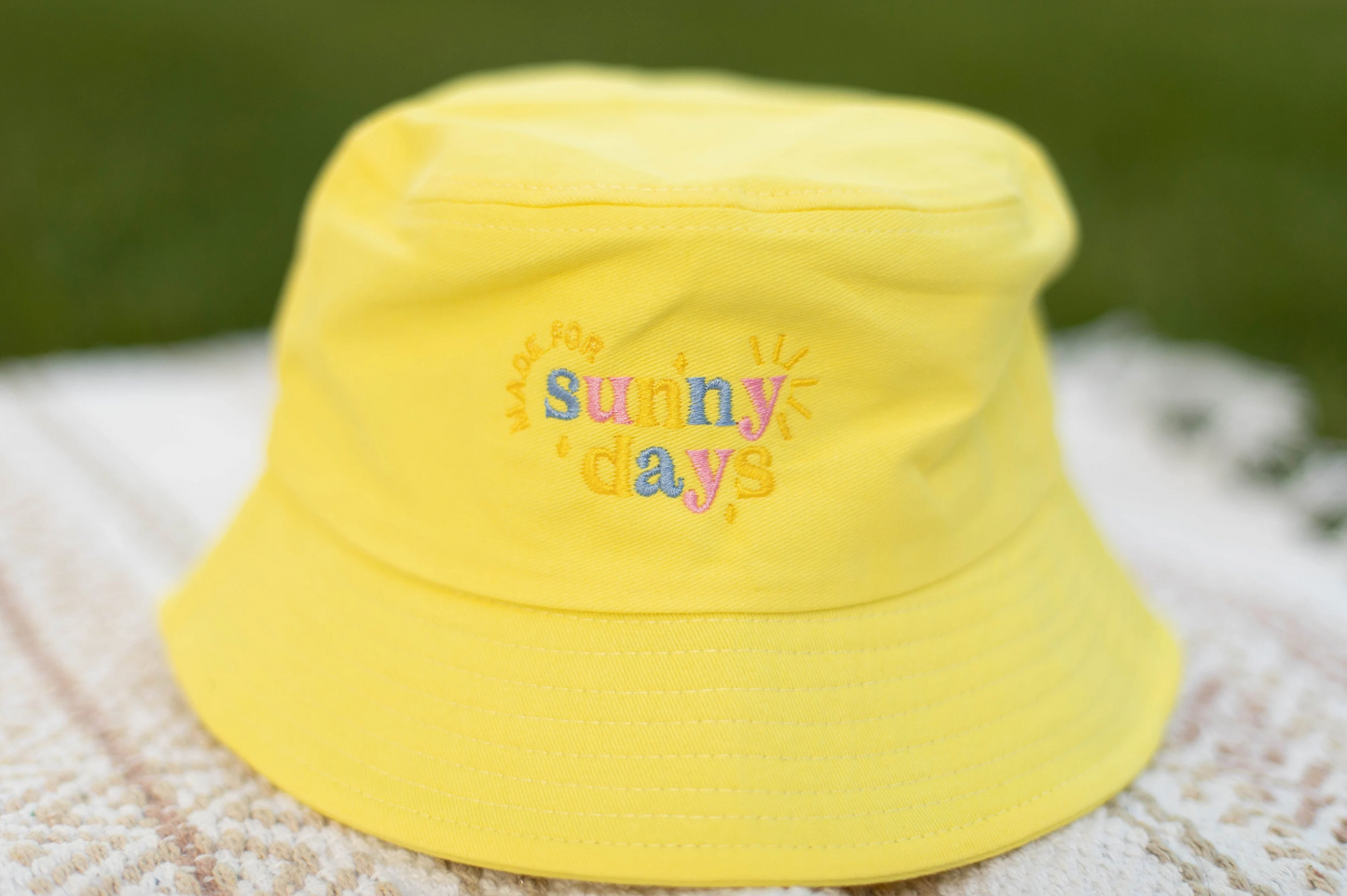 Find the Sunshine Embroidered Bucket Hat