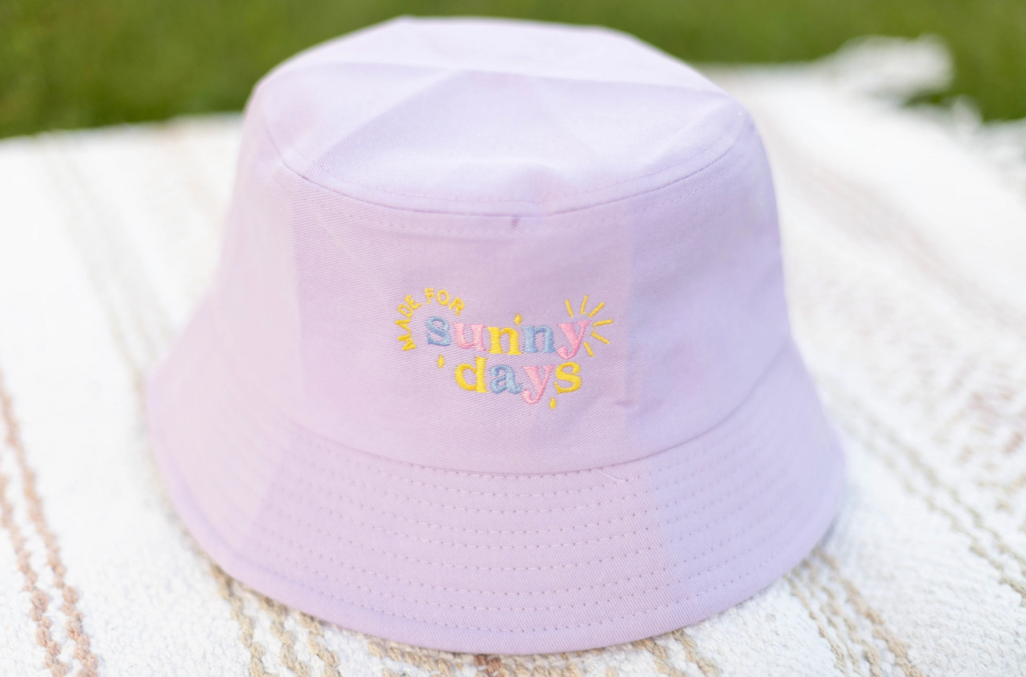 Find the Sunshine Embroidered Bucket Hat