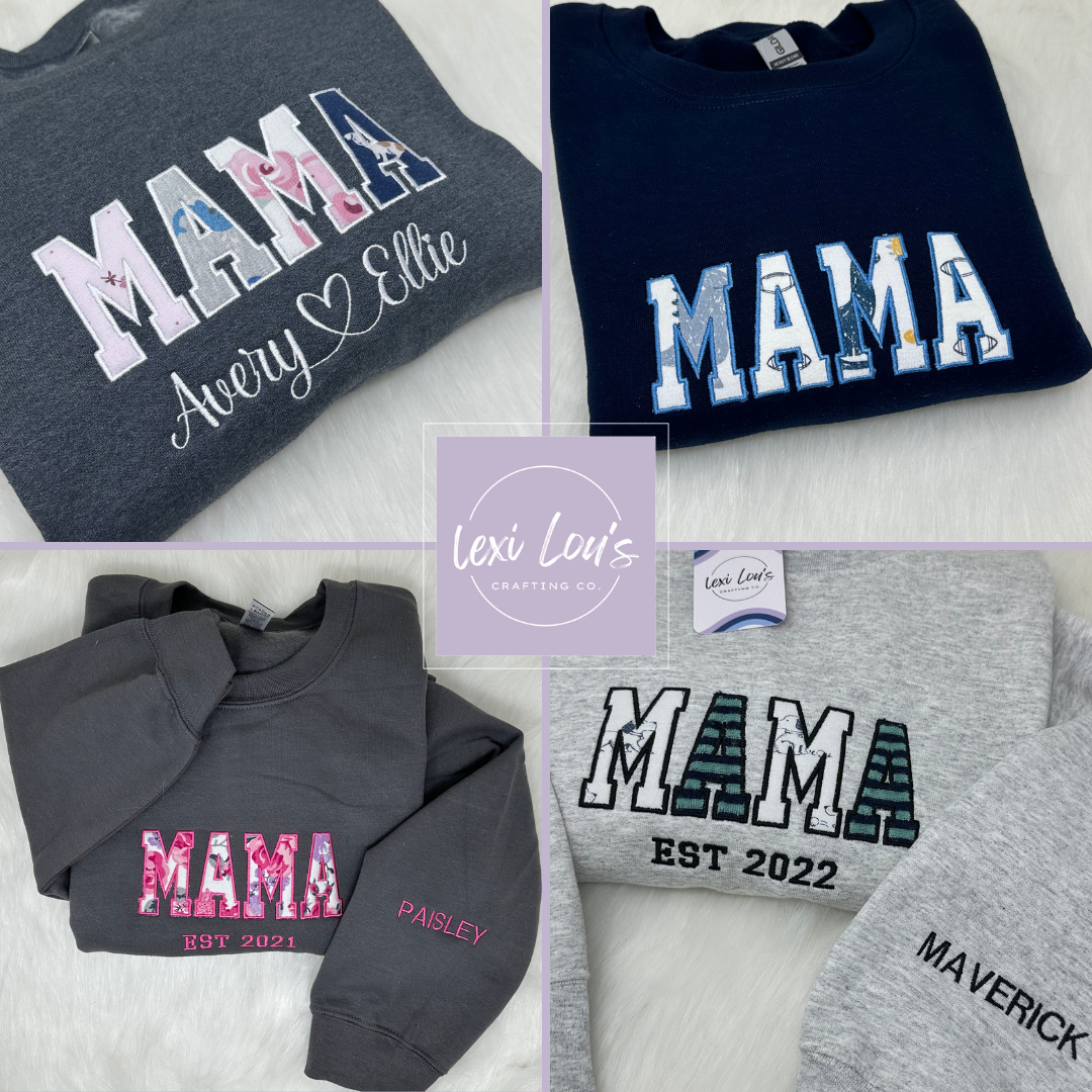 Mama Embroidered Keepsake